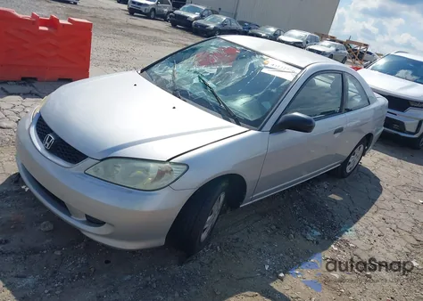 2005 Honda Civic Vp z USA, uszkodzony, nr VIN 1HGEM22125L040616